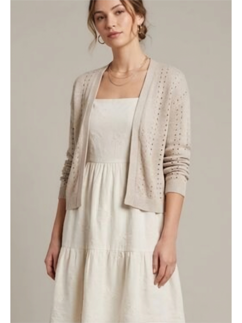 Banana Republic | Pointelle Open-Front Cardigan